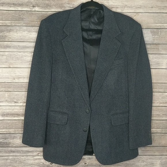 Robert Stock Other - Robert Stock Blue Wool/Cashmere Blazer 38R VGUC